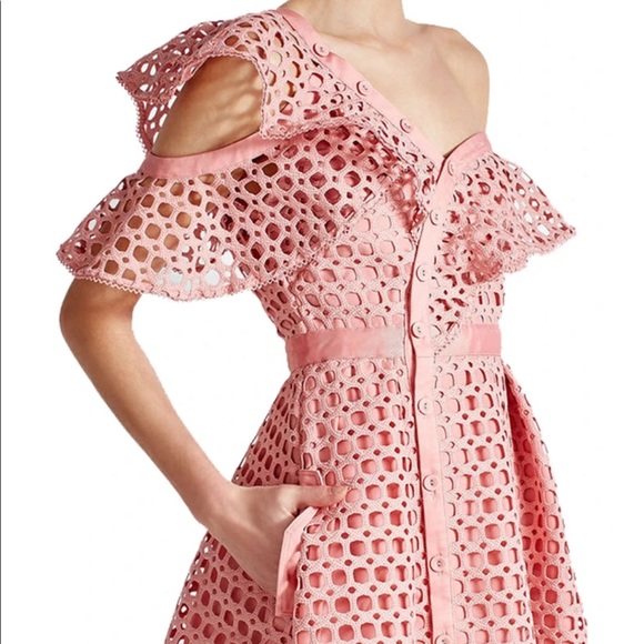 Self Portrait Lace off shoulder dress w/ pockets!! - Picture 6 of 6